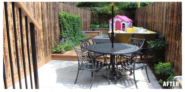 Backyard Transformation after